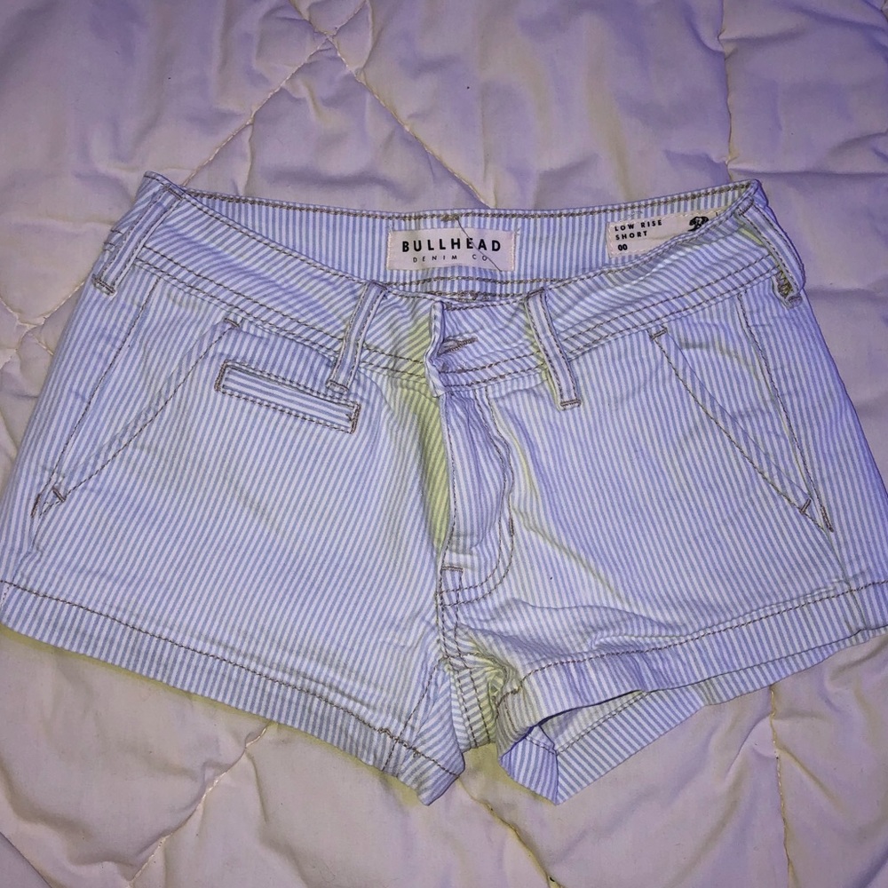 STRIPED PACSUN DENIM SHORTS
